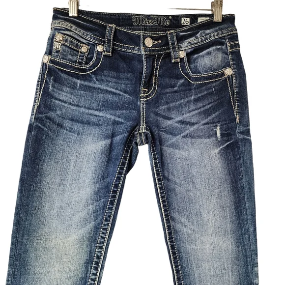 Miss Me Women's Skinny Sz 26 - Picture 2 of 12